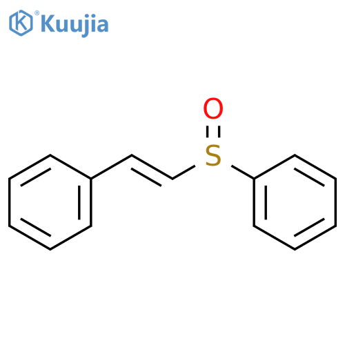 Benzene,[(2-phenylethenyl)sulfinyl]- structure
