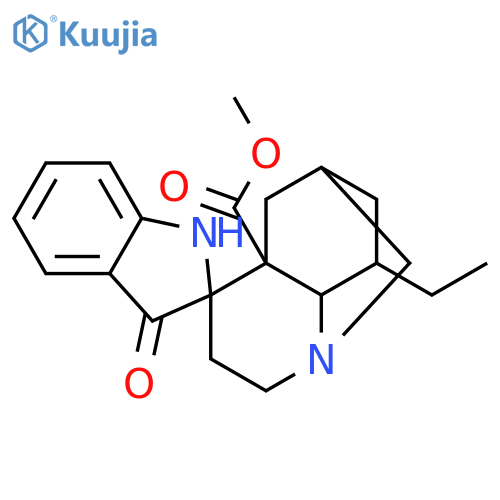 Spiro[2H-indole-2,4'-[4H-1,6]methanoquinoline]-4'a(5'H)-carboxylicacid, 8'-ethyl-1,2',3,3',6',7',8',8'a-octahydro-3-oxo-, methyl ester,(1'S,4'aS,6'R,8'S,8'aS)- (9CI) structure