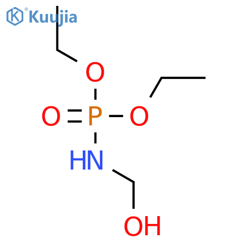 Phosphoramidic acid, (hydroxymethyl)-, diethyl ester structure