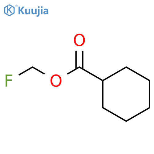 Cyclohexanecarboxylicacid, fluoromethyl ester structure