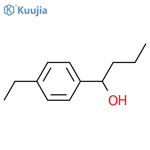 1-(4-ethylphenyl)butan-1-ol structure