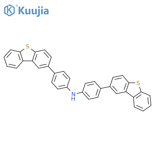Bis(4-(2-dibenzothiophene)phenyl) amine structure