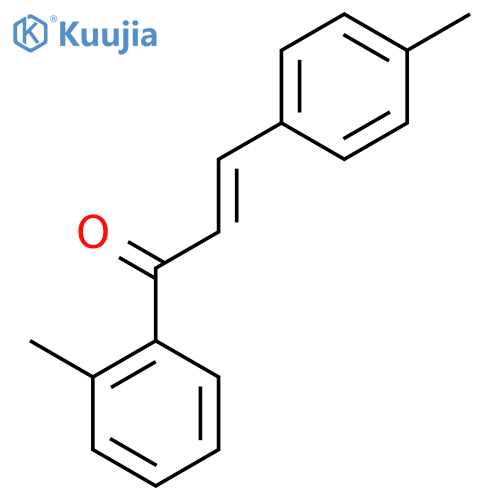 (2E)-1-(2-Methylphenyl)-3-(4-methylphenyl)prop-2-en-1-one structure