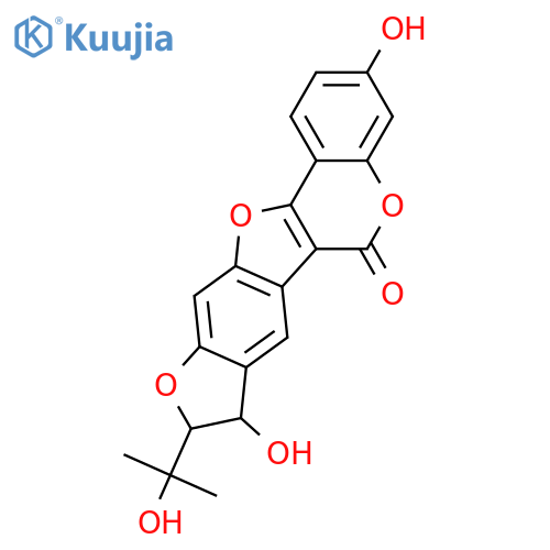 Bavacoumestan B; 1''S-Hydroxy structure