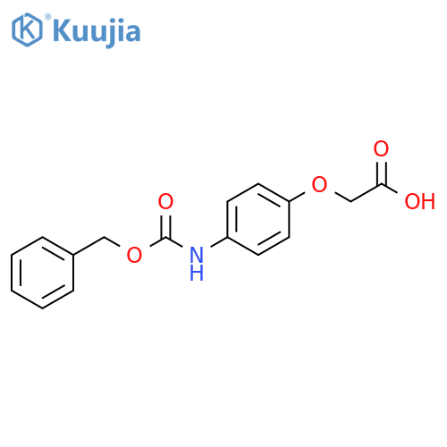 Acetic acid, 2-[4-[[(phenylmethoxy)carbonyl]amino]phenoxy]- structure
