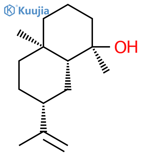 1-Naphthalenol,decahydro-1,4a-dimethyl-7-(1-methylethenyl)-, (1R,4aR,7R,8aR)- structure