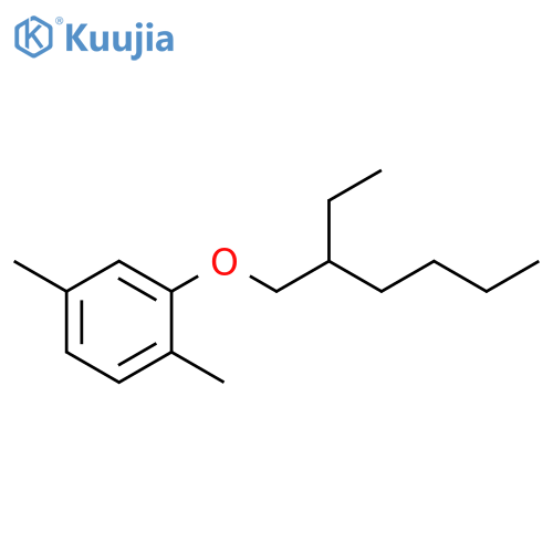 Benzene, 2-[(2-ethylhexyl)oxy]-1,4-dimethyl- structure
