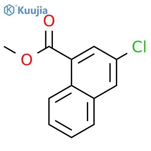 methyl 3-chloronaphthalene-1-carboxylate structure