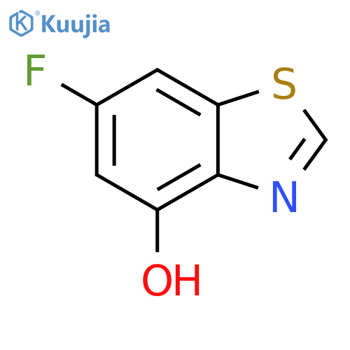 6-Fluorobenzo[d]thiazol-4-ol structure
