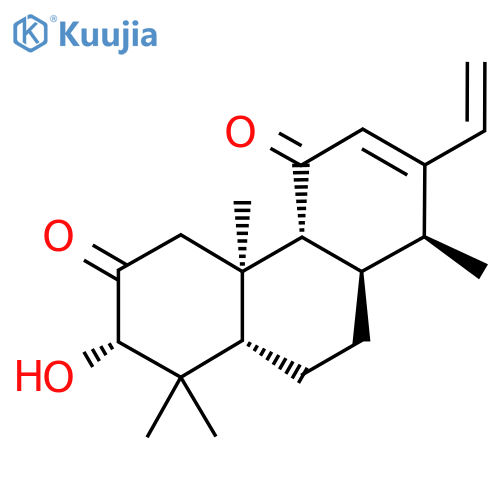 (2S,4Ar,4bR,8S,8aR,10aS)-7-ethenyl-2-hydroxy-1,1,4a,8-tetramethyl-2,4,4b,8,8a,9,10,10a-octahydrophenanthrene-3,5-dione structure