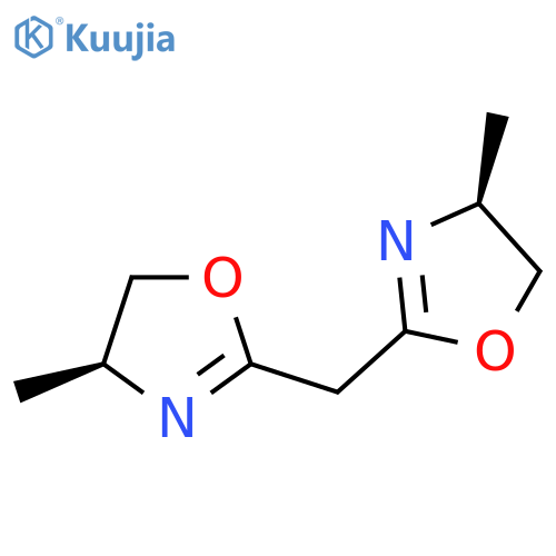 Bis((S)-4-methyl-4,5-dihydrooxazol-2-yl)methane structure