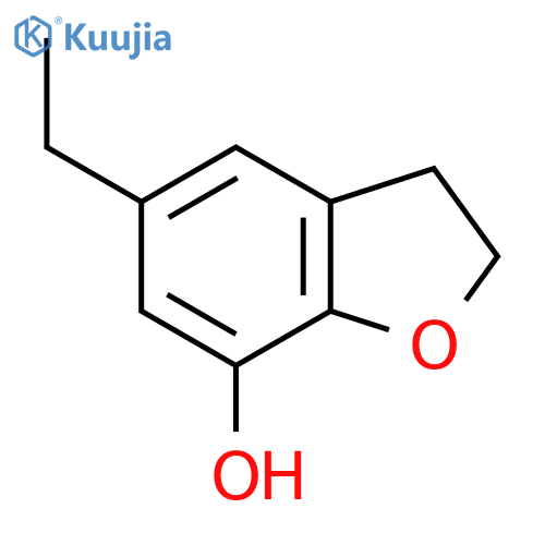 5-Ethyl-2,3-dihydro-1-benzofuran-7-ol structure