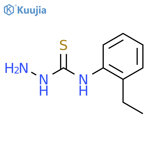 4-(2-Ethylphenyl)-3-thiosemicarbazide structure