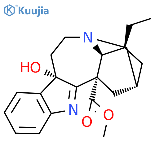 Coronaridine hydroxyindolenine structure