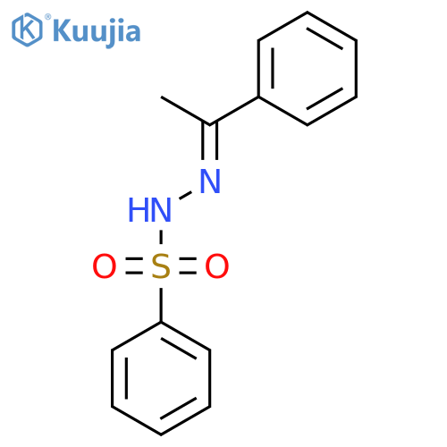 N'-(1E)-1-phenylethylidenebenzenesulfonohydrazide structure