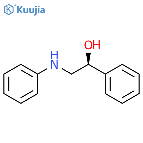 (1S)-1-phenyl-2-(phenylamino)ethan-1-ol structure