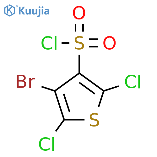 4-Bromo-2,5-dichlorothiophene-3-sulfonylchloride structure