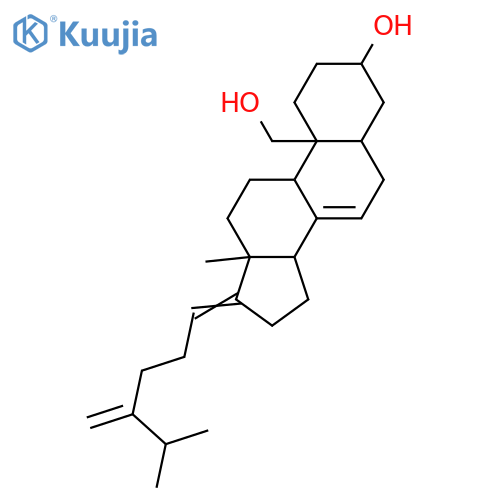 21-Norergosta-7,17(20),24(28)-triene-3,19-diol, (3β,5α,17E)- (9CI) structure