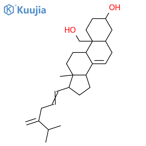 21-Norergosta-7,20(22),24(28)-triene-3,19-diol,(3b,5a,20E)- (9CI) structure