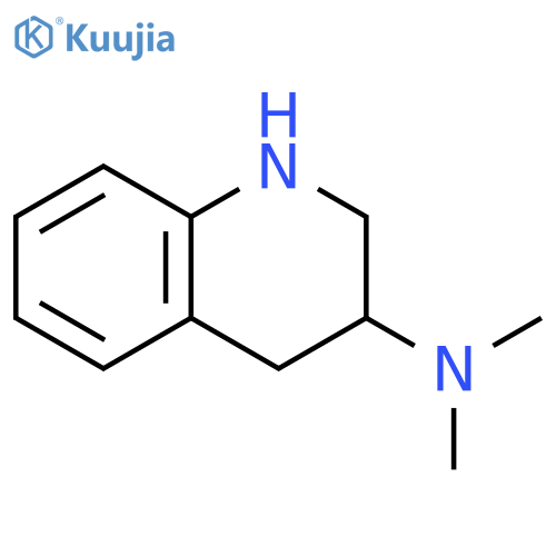 N,N-dimethyl-1,2,3,4-tetrahydroquinolin-3-amine structure