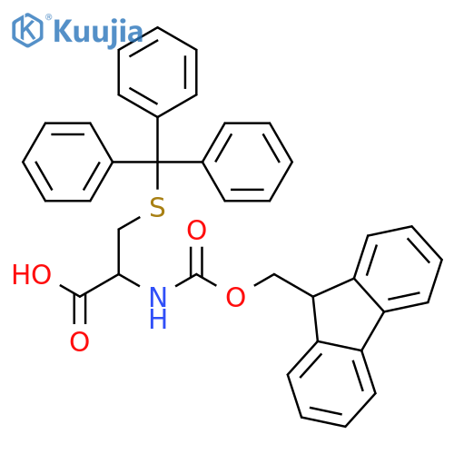 Fmoc-D-Cys(Trt)-OH structure