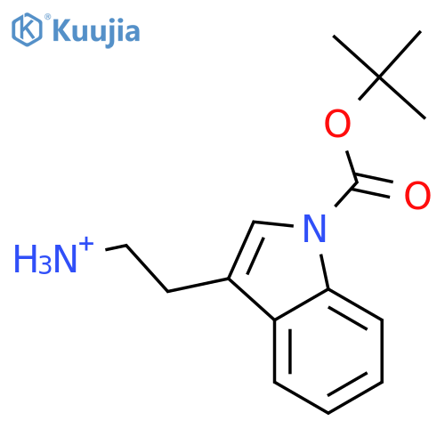 TERT-BUTYL-3-(2-AMINOETHYL)-1H-INDOLE-1-CARBOXYLATE structure