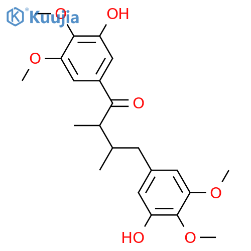 8,8'-Lignan-3,3',4,4',5,5',7-heptol; (7ξ,8ξ,8'ξ)-form, 7-Ketone, 3,3',4,4'-tetra-Me ether structure