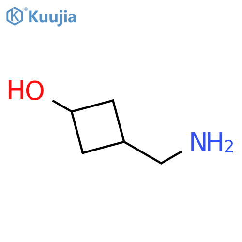 3-(aminomethyl)cyclobutan-1-ol structure