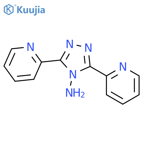 4-Amino-3,5-di-2-pyridyl-4H-1,2,4-triazole structure