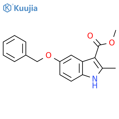 Methyl 5-(benzyloxy)-2-methyl-1H-indole-3-carboxylate structure