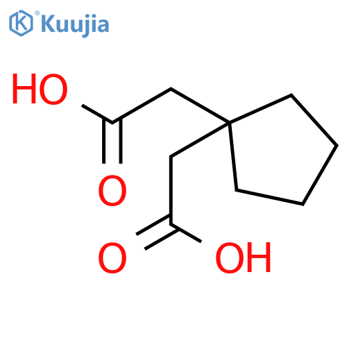 1,1-Cyclopentanediacetic acid structure