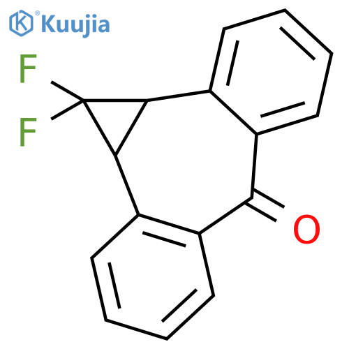 Dibenzo[a,e]cyclopropa[c]cyclohepten-6(1H)-one, 1,1-difluoro-1a,10b-dihydro- structure
