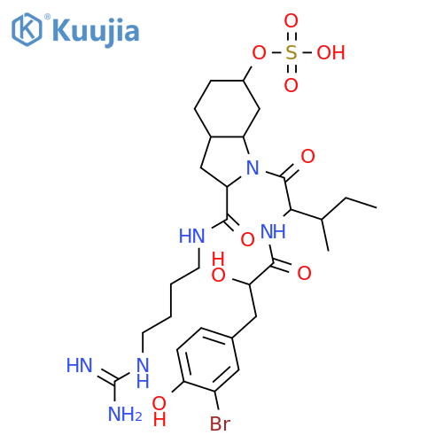 Aeruginosin 98A; 3'-Dechloro, 3'-bromo structure
