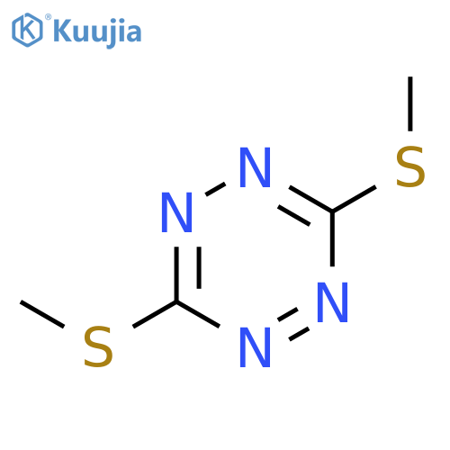 1,2,4,5-Tetrazine, 3,6-bis(methylthio)- structure