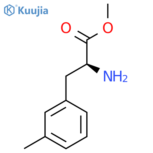 methyl (2S)-2-amino-3-(3-methylphenyl)propanoate structure