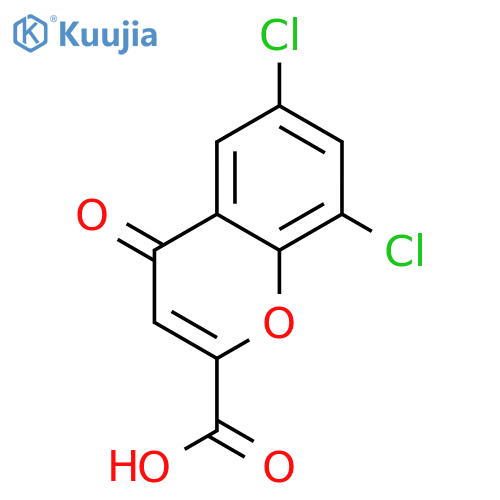 6,8-Dichlorochromone-2-carboxylic Acid structure