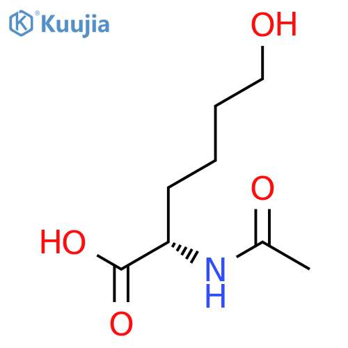 2-acetamido-6-hydroxyhexanoic acid structure