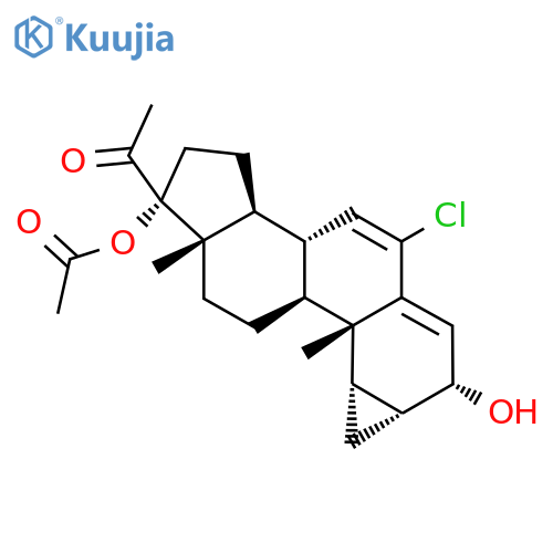3α-Hydroxy-3-deoxocyproterone 17-acetate structure