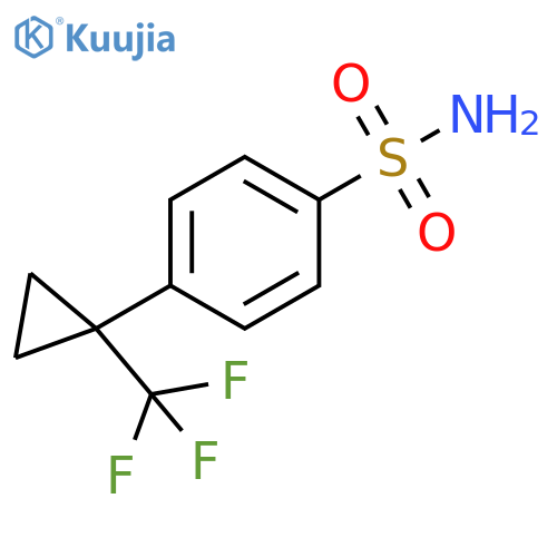 4-(1-Trifluoromethyl-cyclopropyl)-benzenesulfonamide structure
