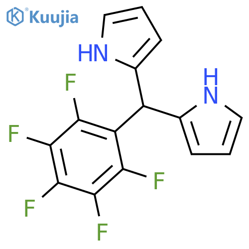 2,2'-[(2,3,4,5,6-pentafluorophenyl)methylene]bis-1H-Pyrrole structure