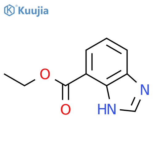 Ethyl 1H-benzo[d]imidazole-7-carboxylate structure