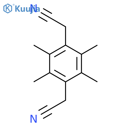 (4-Cyanomethyl-2,3,5,6-tetramethyl-phenyl)acetonitrile structure