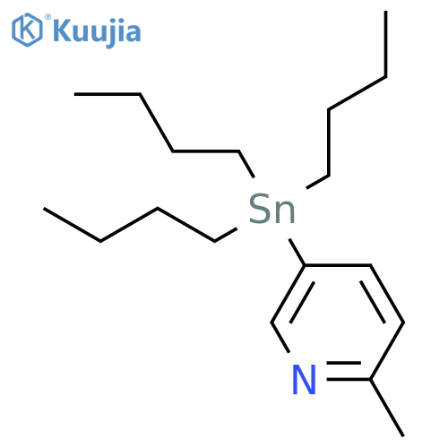 2-Methyl-5-(tributylstannyl)pyridine structure