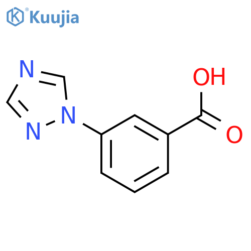 3-(1H-1,2,4-Triazol-1-yl)benzoic Acid structure