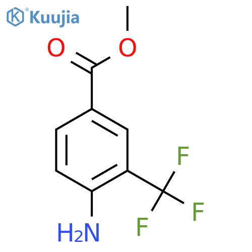 Methyl 4-amino-3-(trifluoromethyl)benzoate structure