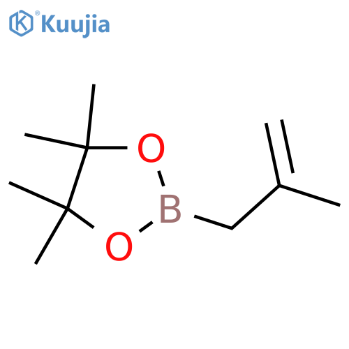 4,4,5,5-tetramethyl-2-(2-methylprop-2-en-1-yl)-1,3,2-dioxaborolane structure