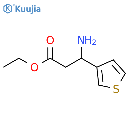 ethyl 3-amino-3-(thiophen-3-yl)propanoate structure