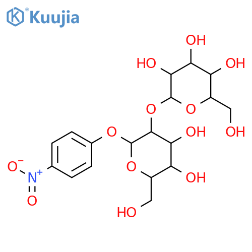 4-Nitrophenyl 2-O-β-D-Glucopyranosyl-β-D-glucopyranoside structure