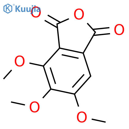 4,5,6-trimethoxy-1,3-dihydro-2-benzofuran-1,3-dione structure