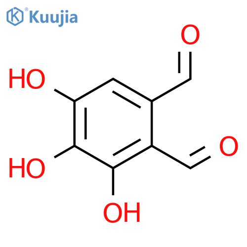 1,2-Benzenedicarboxaldehyde,3,4,5-trihydroxy- structure